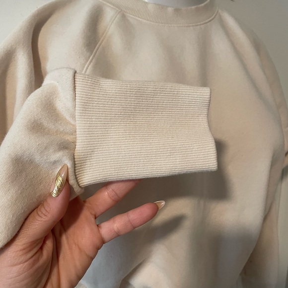 H&M Cream Drawstring Sweatshirt - Picture 3 of 5